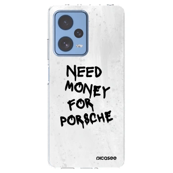 Picasee Xiaomi Redmi Note 12 Pro 5G Hülle - Transparentes Silikon - White Dollar