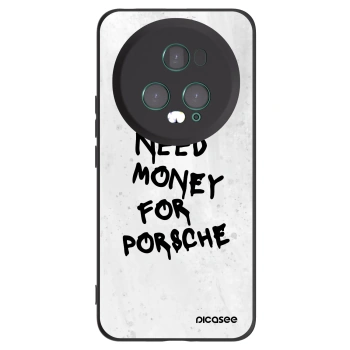 Picasee Honor Magic5 Pro Hülle - Schwarzes Silikon - White Dollar