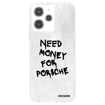 Picasee Xiaomi Redmi 12 4G Hülle - Transparentes Silikon - White Dollar