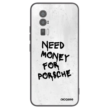 Picasee Xiaomi Poco F5 Pro 5G Hülle - Schwarzes Silikon - White Dollar