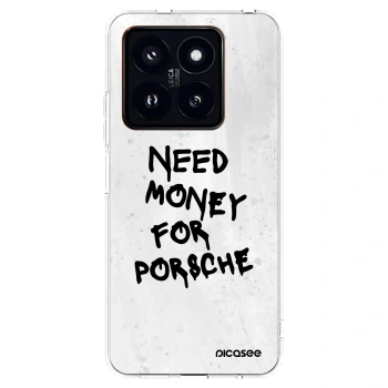 Picasee Xiaomi 14 Pro Hülle - Transparentes Silikon - White Dollar
