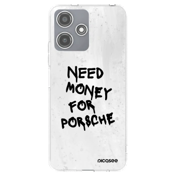 Picasee Xiaomi Redmi 12 5G Hülle - Transparentes Silikon - White Dollar
