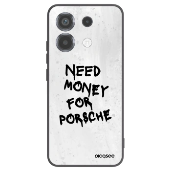 Picasee Xiaomi Poco X6 Hülle - Schwarzes Silikon - White Dollar