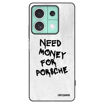 Picasee Xiaomi Redmi Note 13 5G Hülle - Schwarzes Silikon - White Dollar
