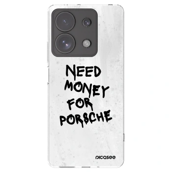 Picasee Xiaomi Redmi Note 13 Pro 4G Hülle - Transparentes Silikon - White Dollar