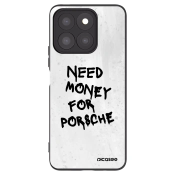 Picasee Honor X8b Hülle - Schwarzes Silikon - White Dollar