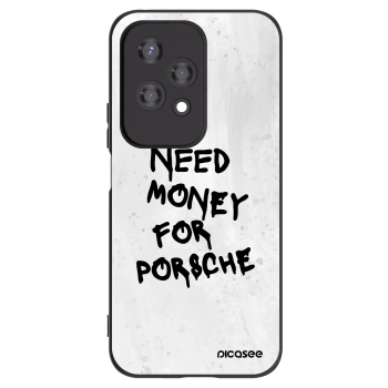 Picasee Honor 200 Lite Hülle - Schwarzes Silikon - White Dollar