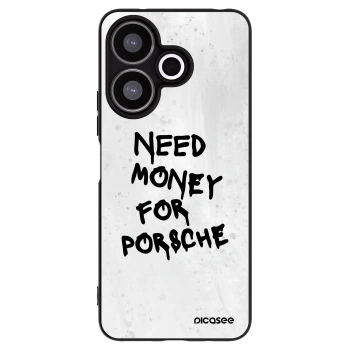 Picasee Xiaomi Redmi 13 4G Hülle - Schwarzes Silikon - White Dollar