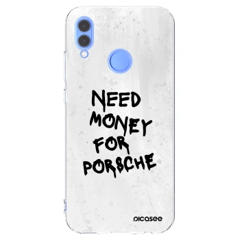 Picasee Honor 10 Lite Hülle - Transparentes Silikon - White Dollar