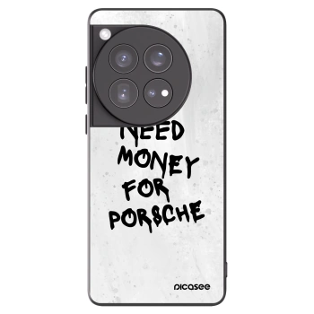 Picasee OnePlus 12 5G Hülle - Schwarzes Silikon - White Dollar