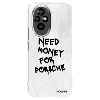 Picasee Honor 200 Pro 5G Hülle - Transparentes Silikon - White Dollar