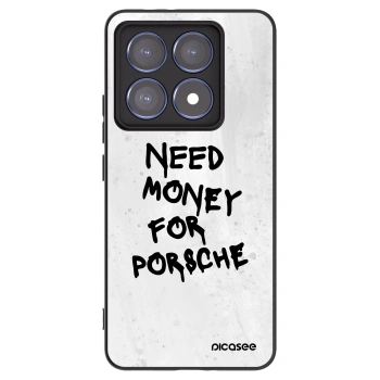 Picasee Xiaomi 14T Pro Hülle - Schwarzes Silikon - White Dollar