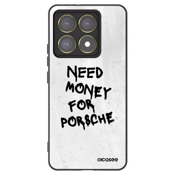 Picasee Xiaomi 14T Hülle - Schwarzes Silikon - White Dollar
