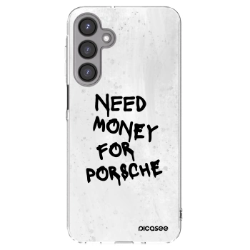 Picasee Samsung Galaxy A16 5G Hülle - Transparentes Silikon - White Dollar