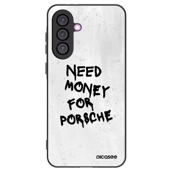Picasee Samsung Galaxy A56 5G A566B Hülle - Schwarzes Silikon - White Dollar
