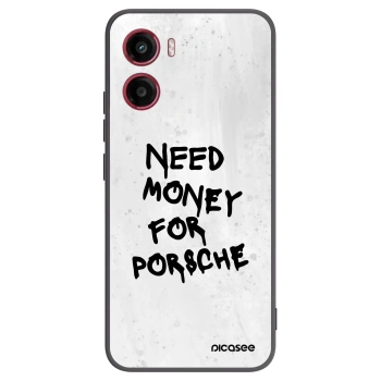 Picasee Motorola Moto G05 Hülle - Schwarzes Silikon - White Dollar