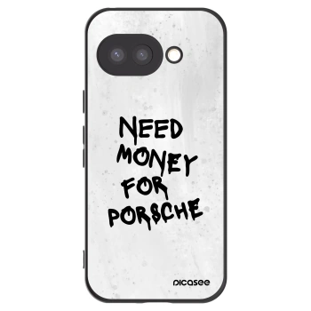 Picasee Google Pixel 9a Hülle - Schwarzes Silikon - White Dollar