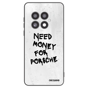 Picasee OnePlus 13 5G Hülle - Schwarzes Silikon - White Dollar