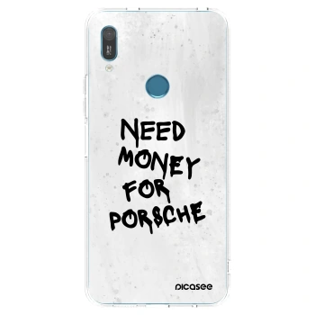 Picasee Huawei Y6 2019 Hülle - Transparentes Silikon - White Dollar