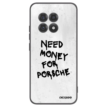 Picasee OnePlus 13R 5G Hülle - Schwarzes Silikon - White Dollar