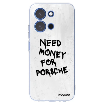 Picasee Xiaomi Redmi 15C 4G Hülle - Transparentes Silikon - White Dollar