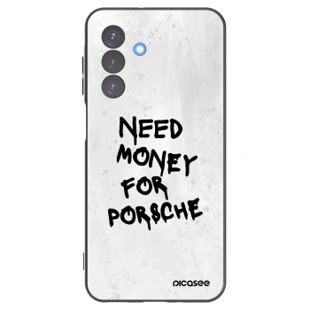 Picasee Samsung Galaxy A17 5G Hülle - Schwarzes Silikon - White Dollar