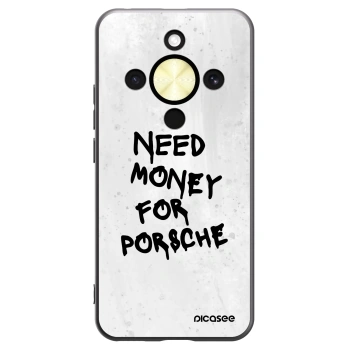 Picasee Honor Magic8 Lite 5G Hülle - Schwarzes Silikon - White Dollar