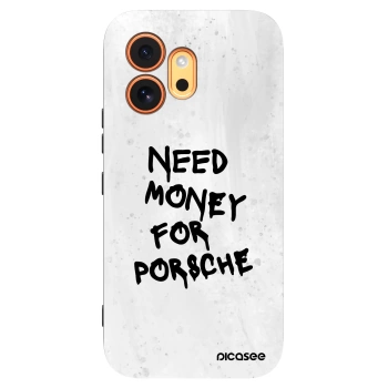 Picasee Honor 600 Hülle - Schwarzes Silikon - White Dollar