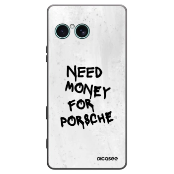 Picasee Sony Xperia 10 VII Hülle - Schwarzes Silikon - White Dollar