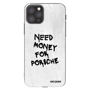 Picasee Apple iPhone 11 Pro Hülle - Transparentes Silikon - White Dollar