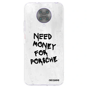 Picasee Xiaomi Poco F2 Pro Hülle - Transparentes Silikon - White Dollar