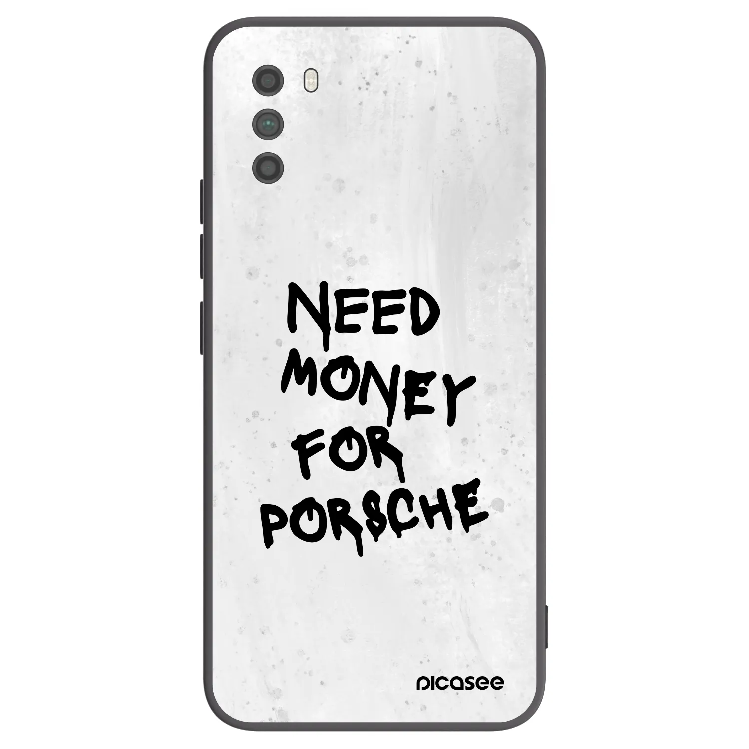 Picasee Xiaomi Poco M3 Hülle - Schwarzes Silikon - White Dollar