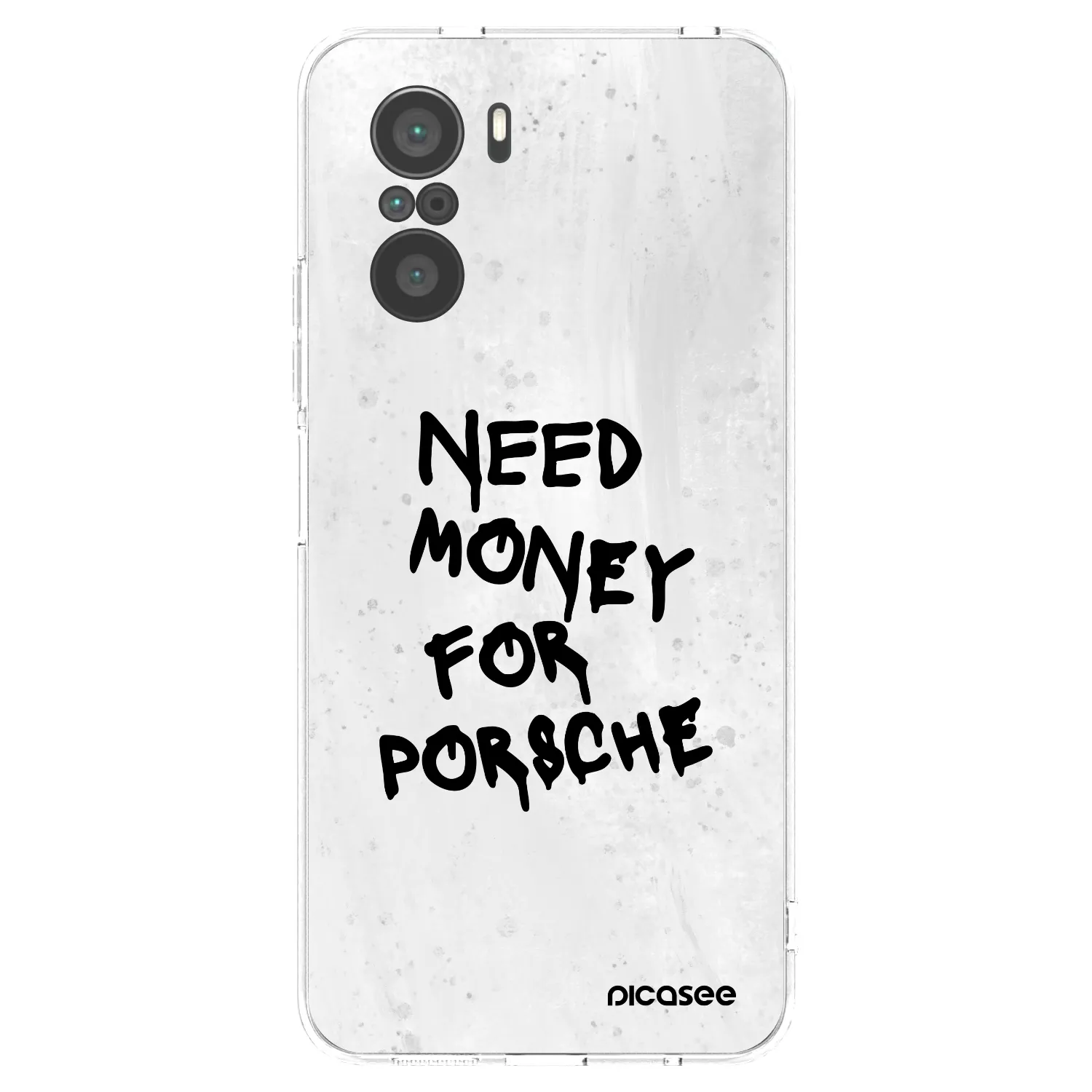 Picasee Xiaomi Poco F3 Hülle - Transparentes Silikon - White Dollar