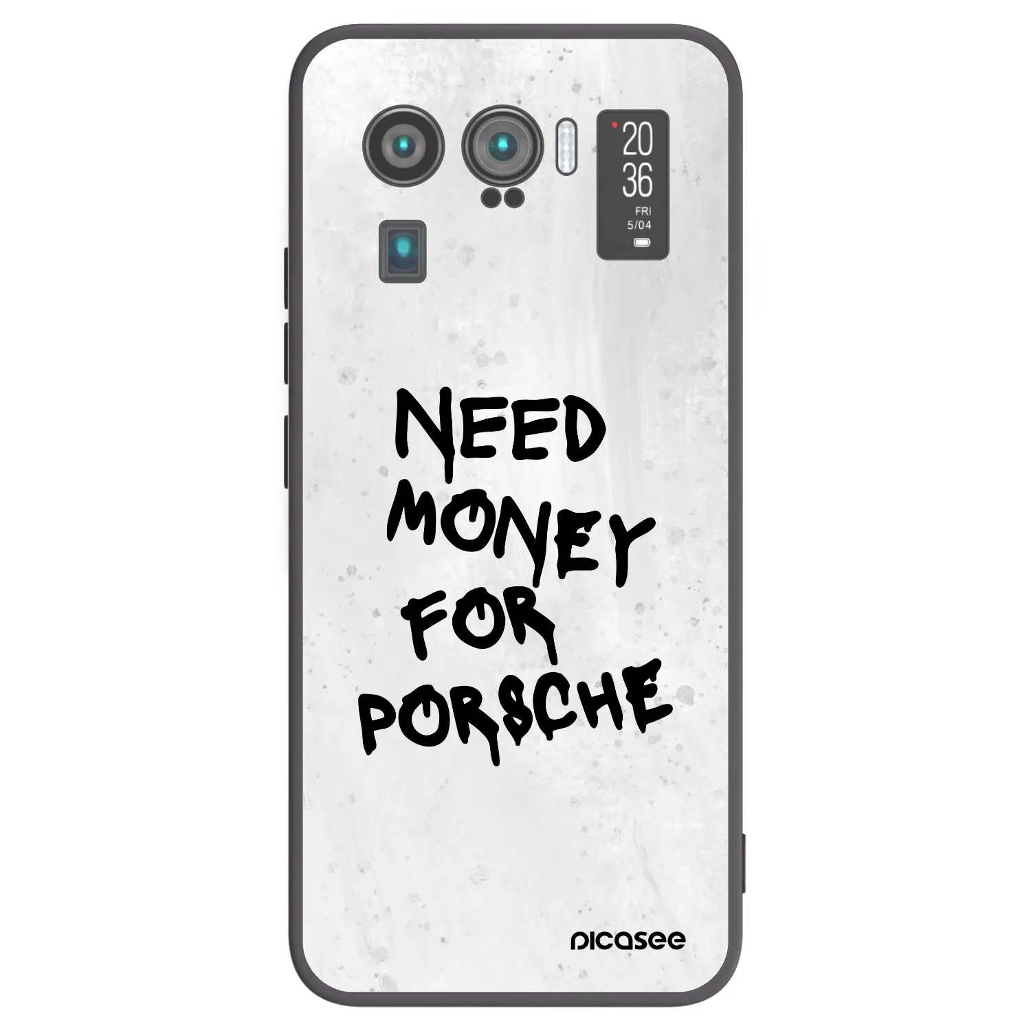 Picasee Xiaomi Mi 11 Ultra Hülle - Schwarzes Silikon - White Dollar