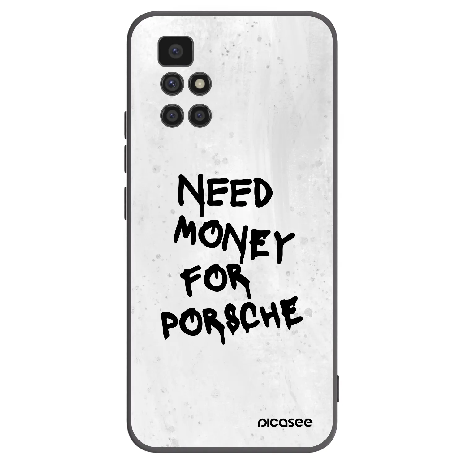 Picasee Xiaomi Redmi 10 Hülle - Schwarzes Silikon - White Dollar