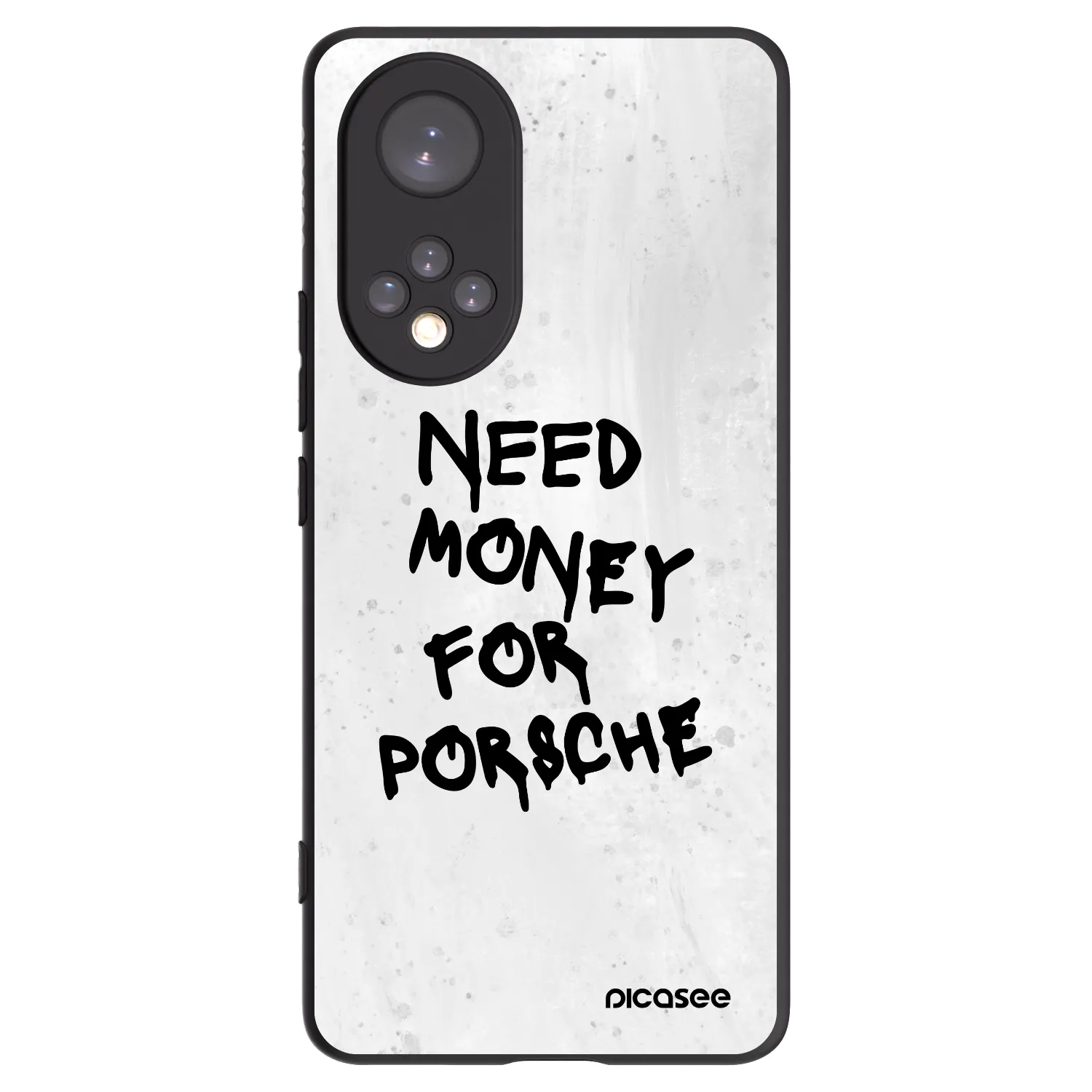 Picasee Honor 50 5G Hülle - Schwarzes Silikon - White Dollar