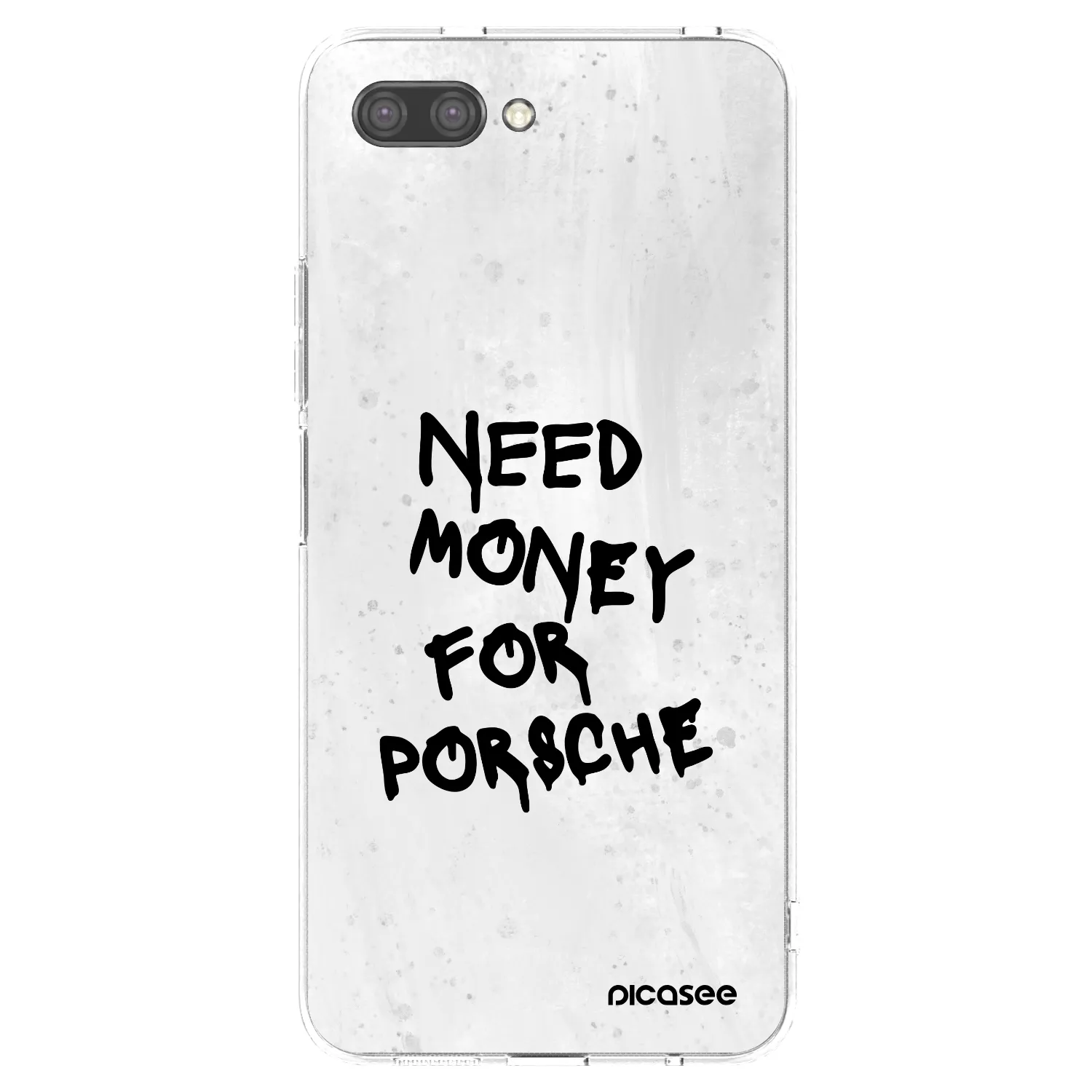 Picasee Honor 10 Hülle - Transparentes Silikon - White Dollar