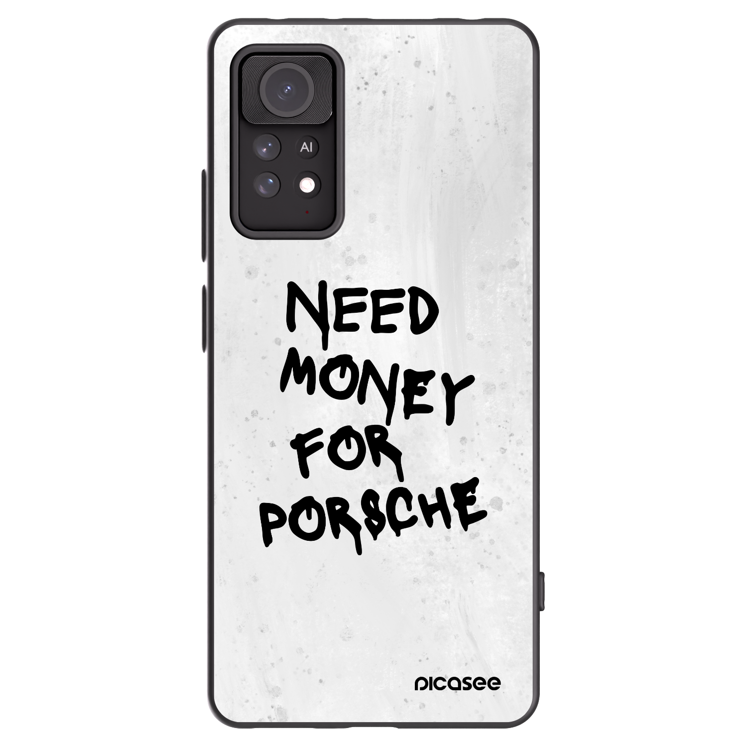 Picasee Xiaomi Redmi Note 11 Pro 5G Hülle - Schwarzes Silikon - White Dollar
