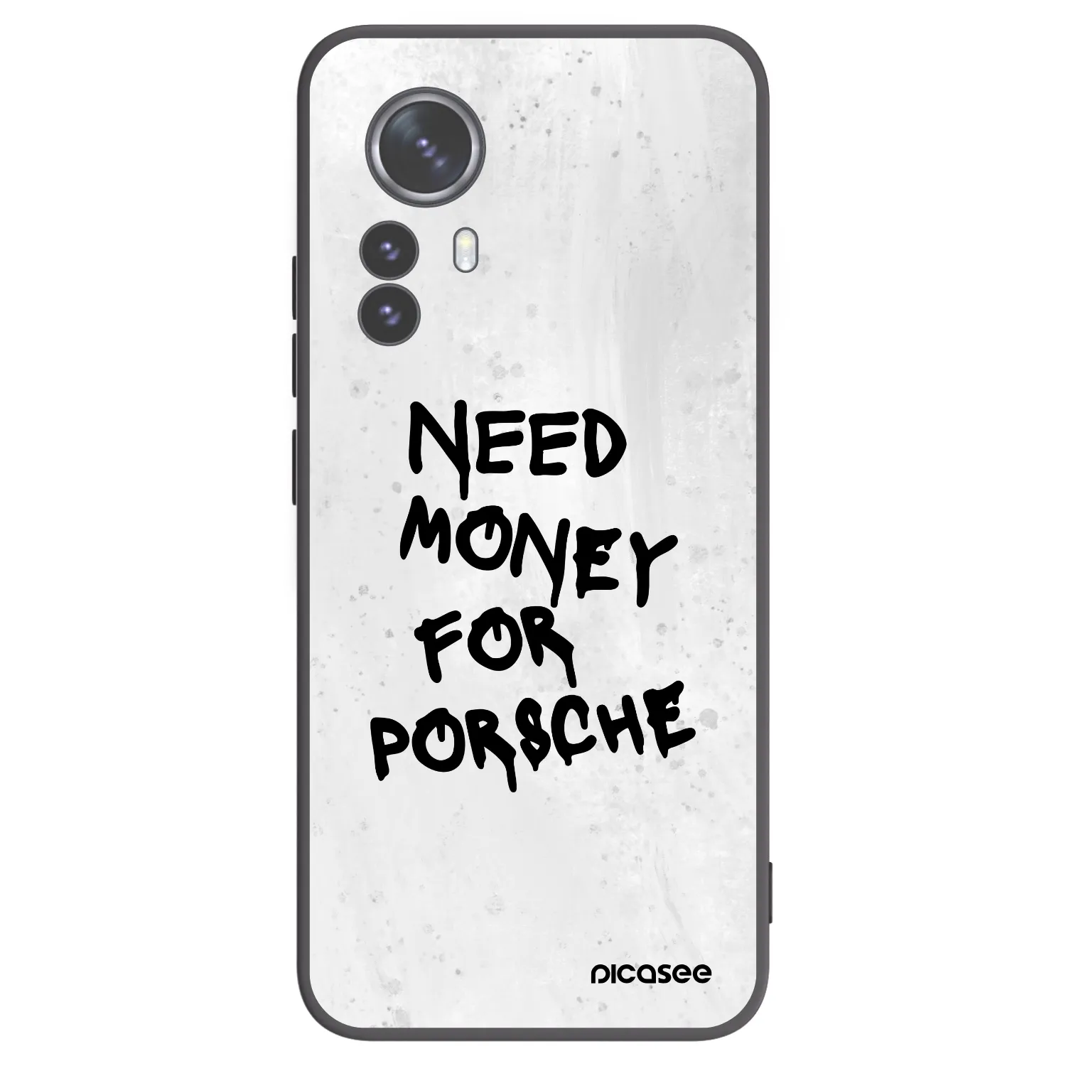 Picasee Xiaomi 12 Pro Hülle - Schwarzes Silikon - White Dollar