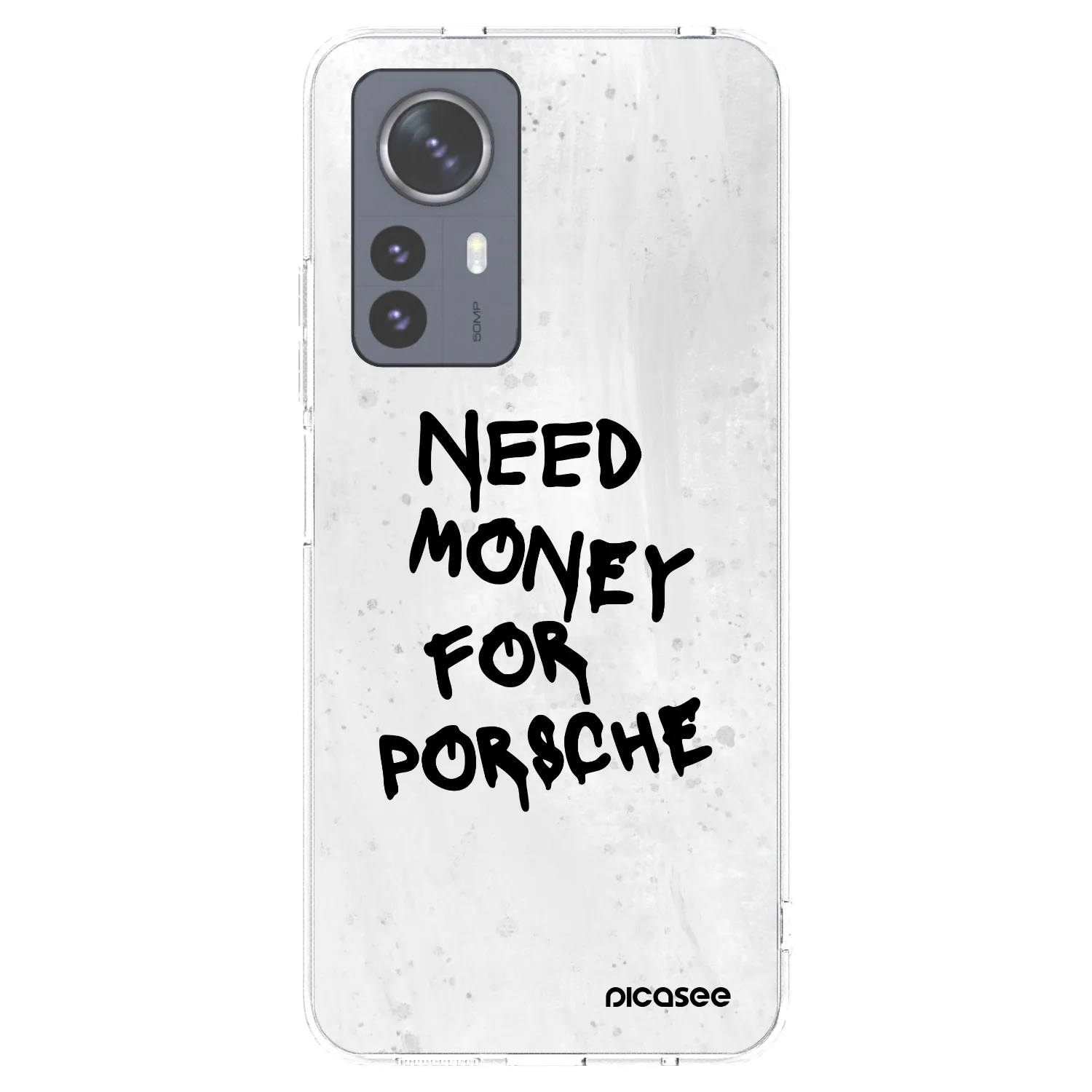 Picasee Xiaomi 12 Pro Hülle - Transparentes Silikon - White Dollar