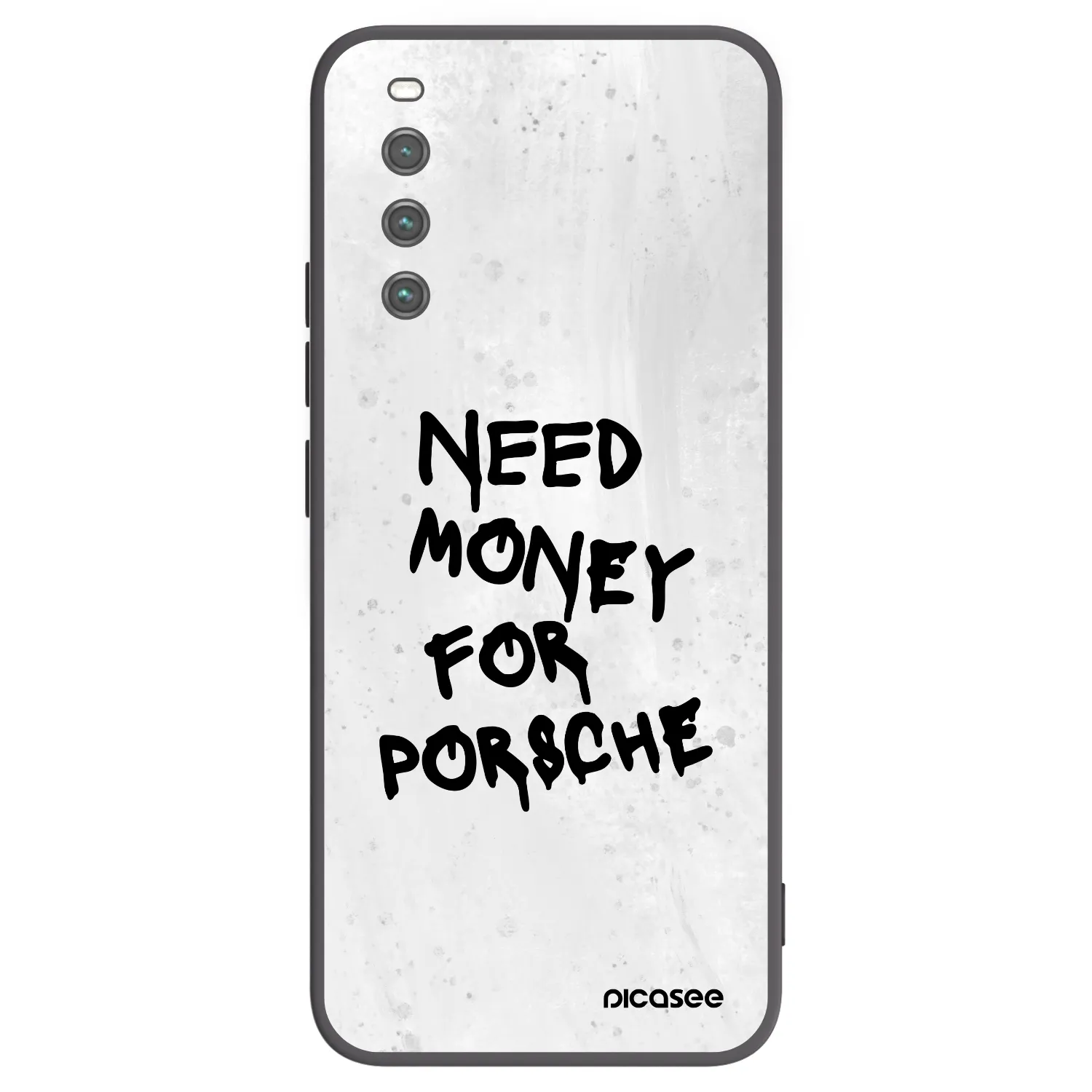 Picasee Sony Xperia 10 IV 5G Hülle - Schwarzes Silikon - White Dollar
