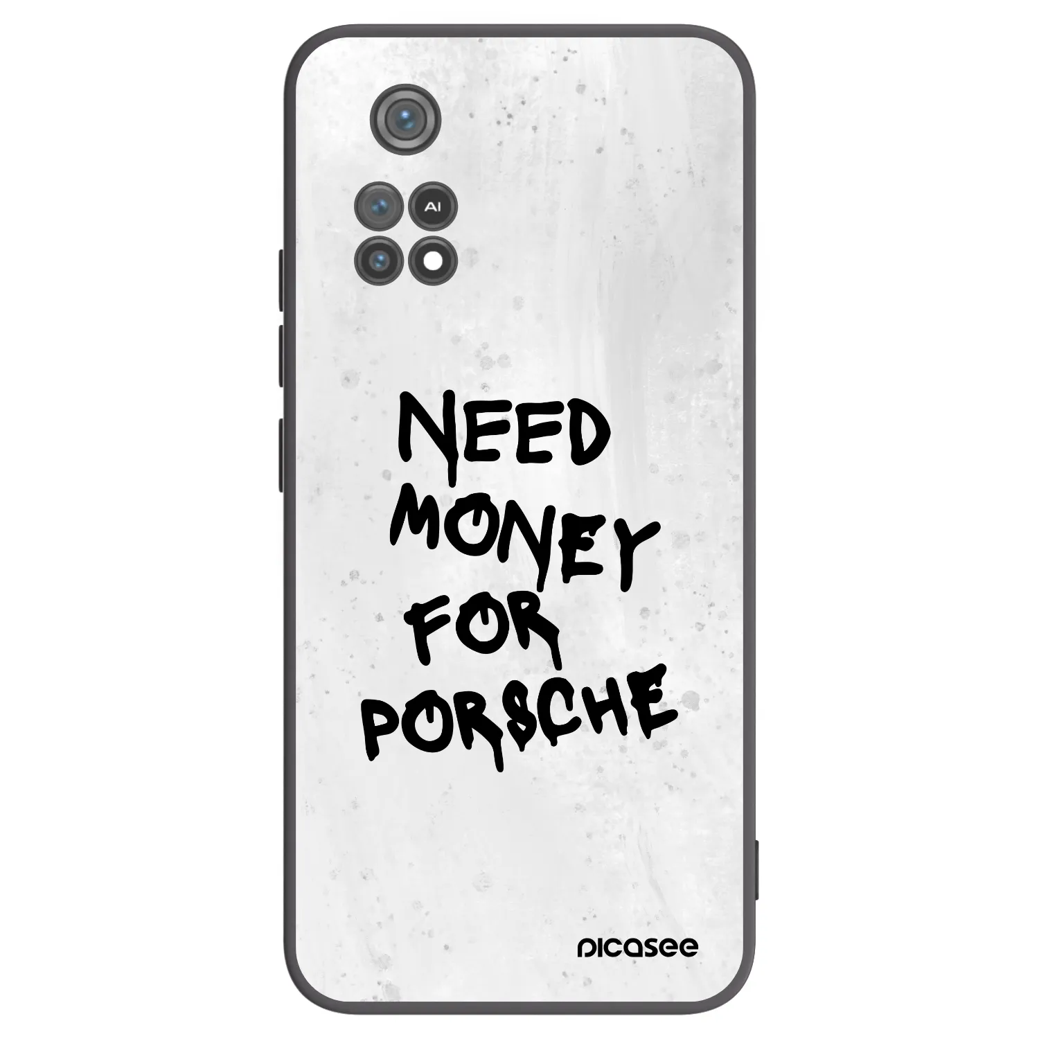 Picasee Xiaomi Poco M4 Pro Hülle - Schwarzes Silikon - White Dollar