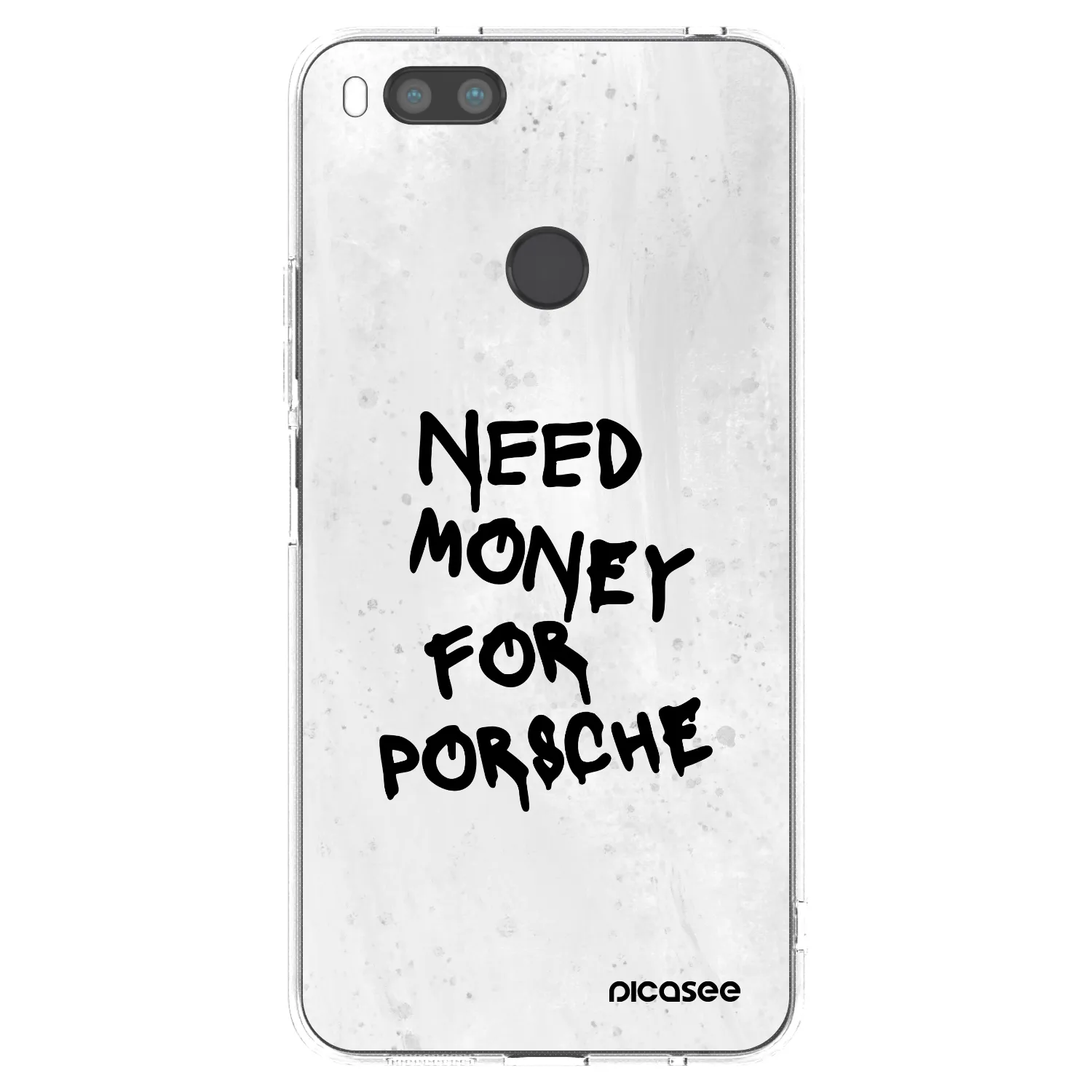 Picasee Xiaomi Redmi A1 Hülle - Transparentes Silikon - White Dollar