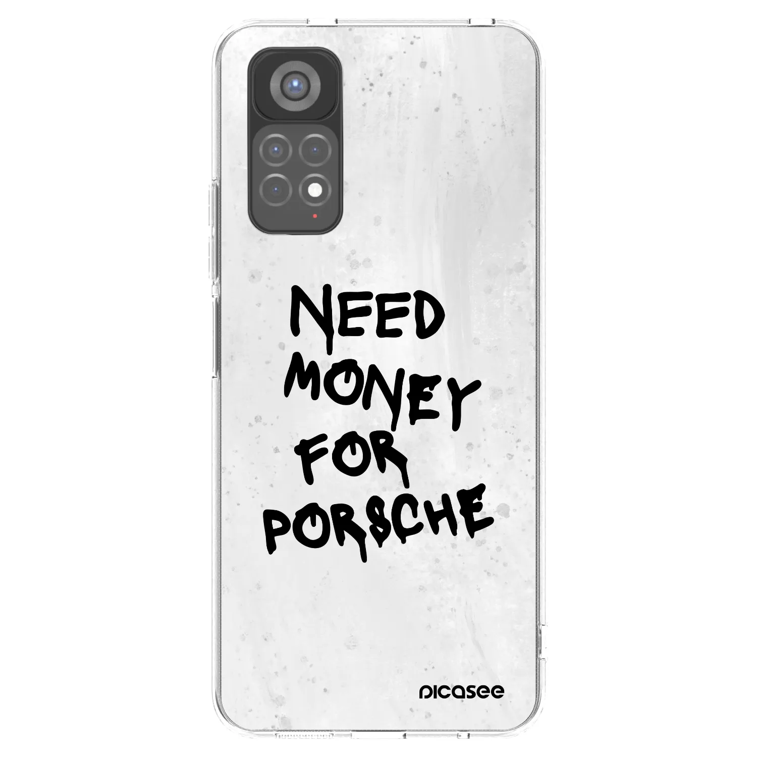 Picasee Xiaomi Redmi Note 11S 5G Hülle - Transparentes Silikon - White Dollar