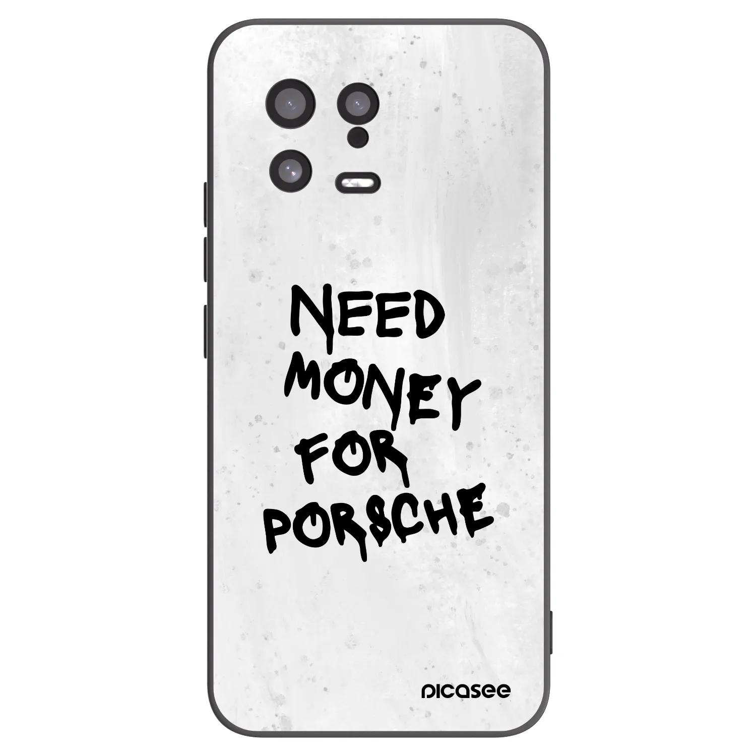 Picasee Xiaomi 13 Hülle - Schwarzes Silikon - White Dollar
