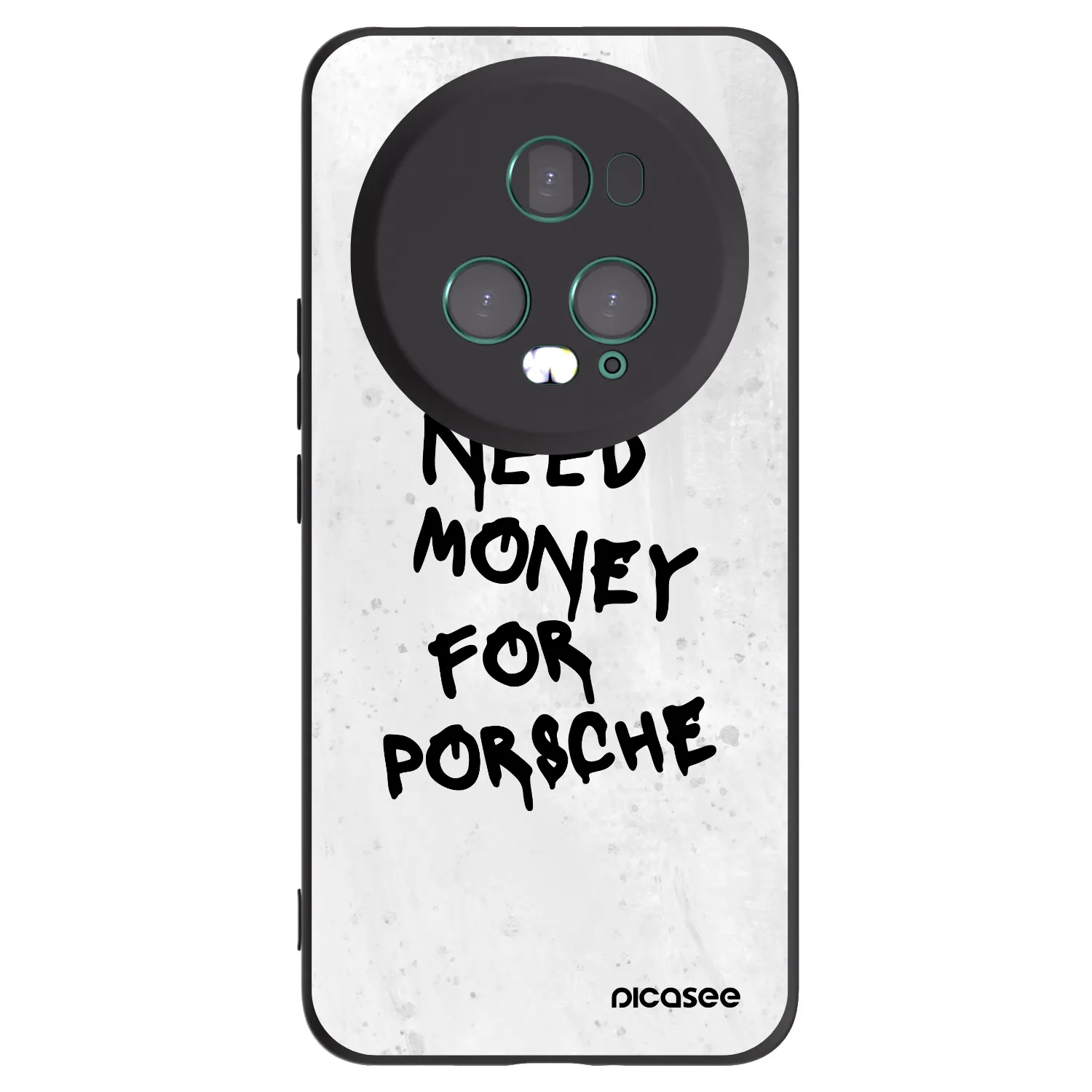 Picasee Honor Magic5 Pro Hülle - Schwarzes Silikon - White Dollar