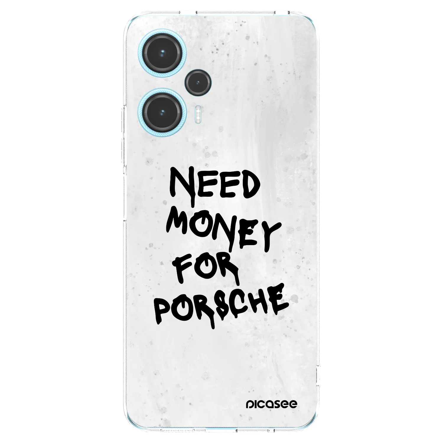 Picasee Xiaomi Poco F5 Hülle - Transparentes Silikon - White Dollar