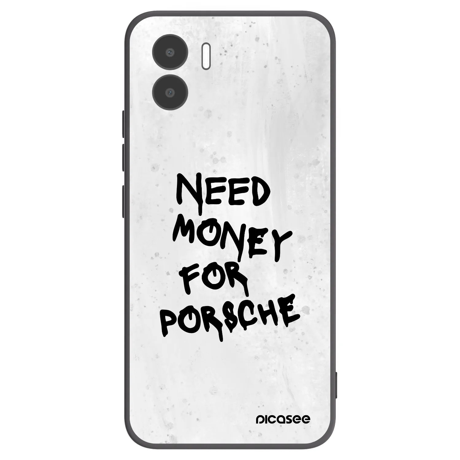 Picasee Xiaomi Redmi A2 Hülle - Schwarzes Silikon - White Dollar