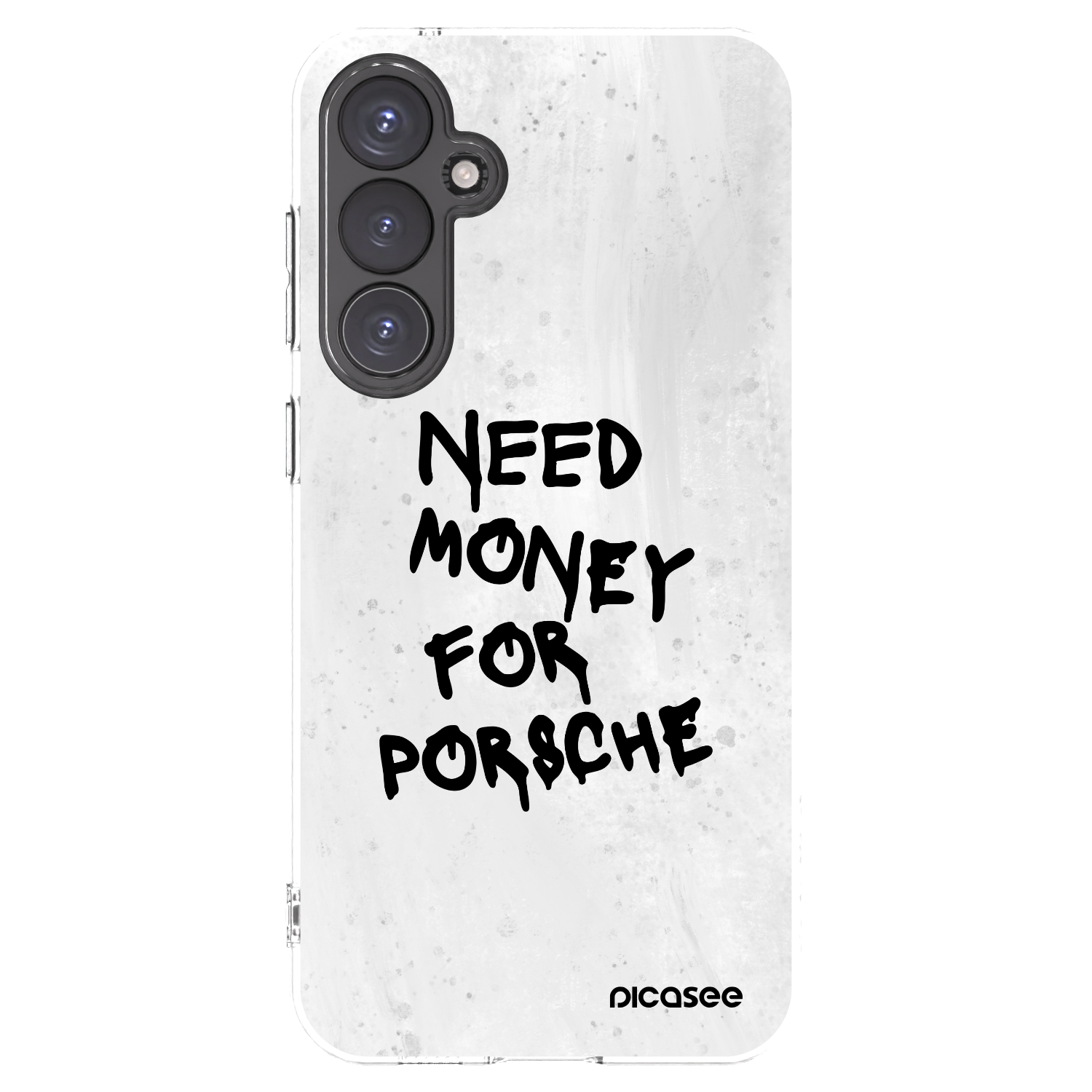 Picasee Samsung Galaxy S23 FE S711B Hülle - Transparentes Silikon - White Dollar