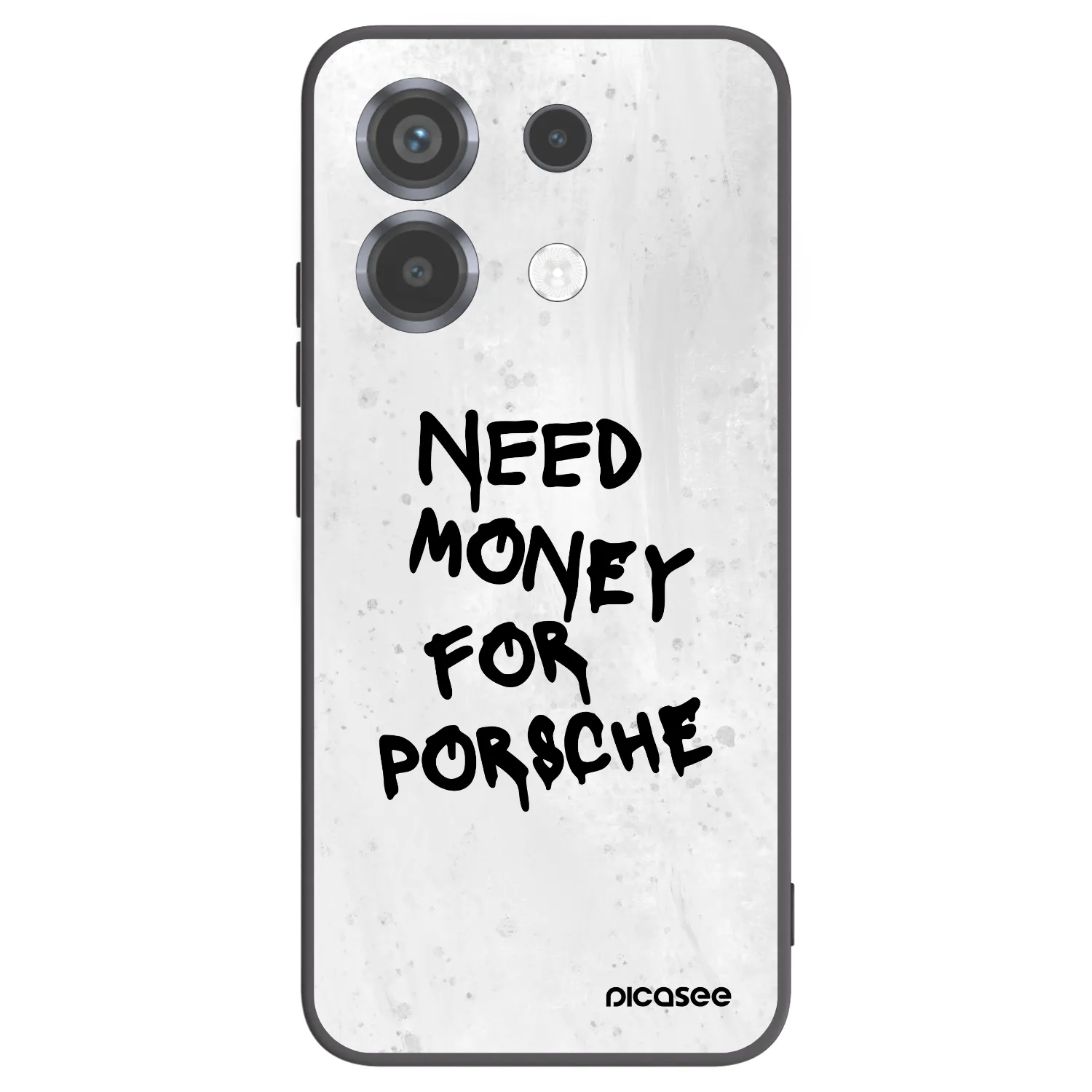 Picasee Xiaomi Poco X6 Hülle - Schwarzes Silikon - White Dollar